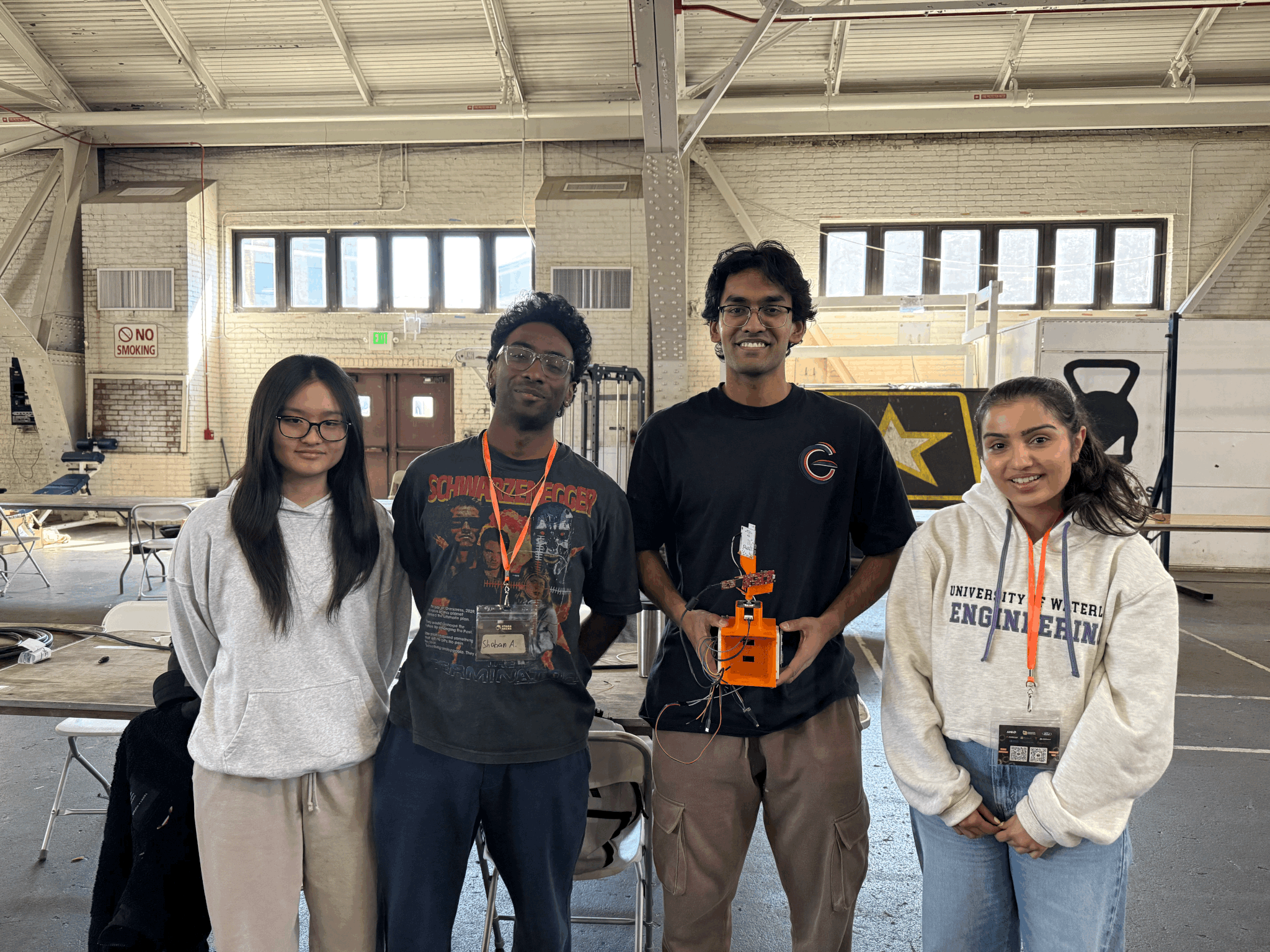 RescueVision team at StarkHacks